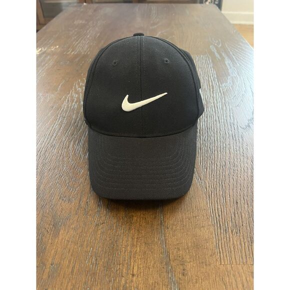 Nike Golf FlexFit VR 20XI Cap Men's M/L Black Swoosh Embroidered Logo Fitted Hat - Picture 1 of 8